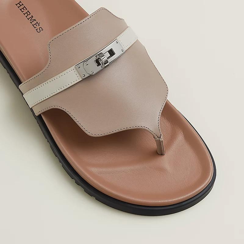 Dép Hermes Empire Sandal Nữ Be